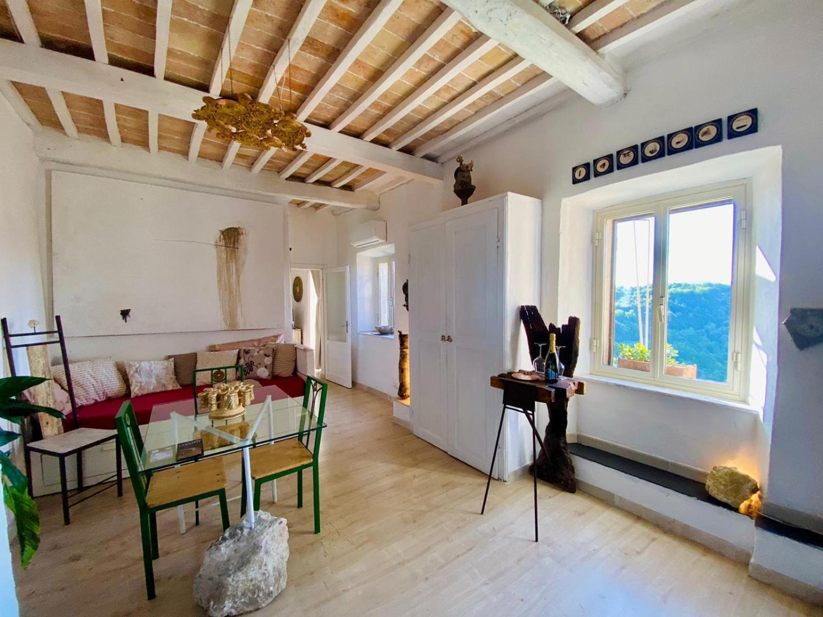 Апартаменты La Sorpresa Sul Bastione With Panoramic Balcony Питильяно Экстерьер фото