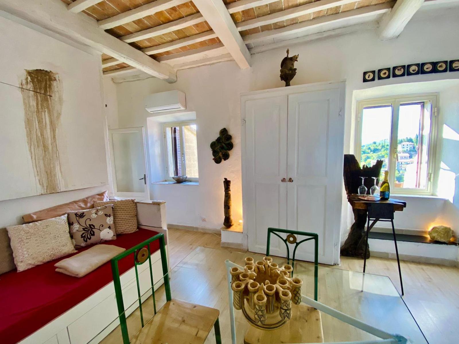 Апартаменты La Sorpresa Sul Bastione With Panoramic Balcony Питильяно Экстерьер фото